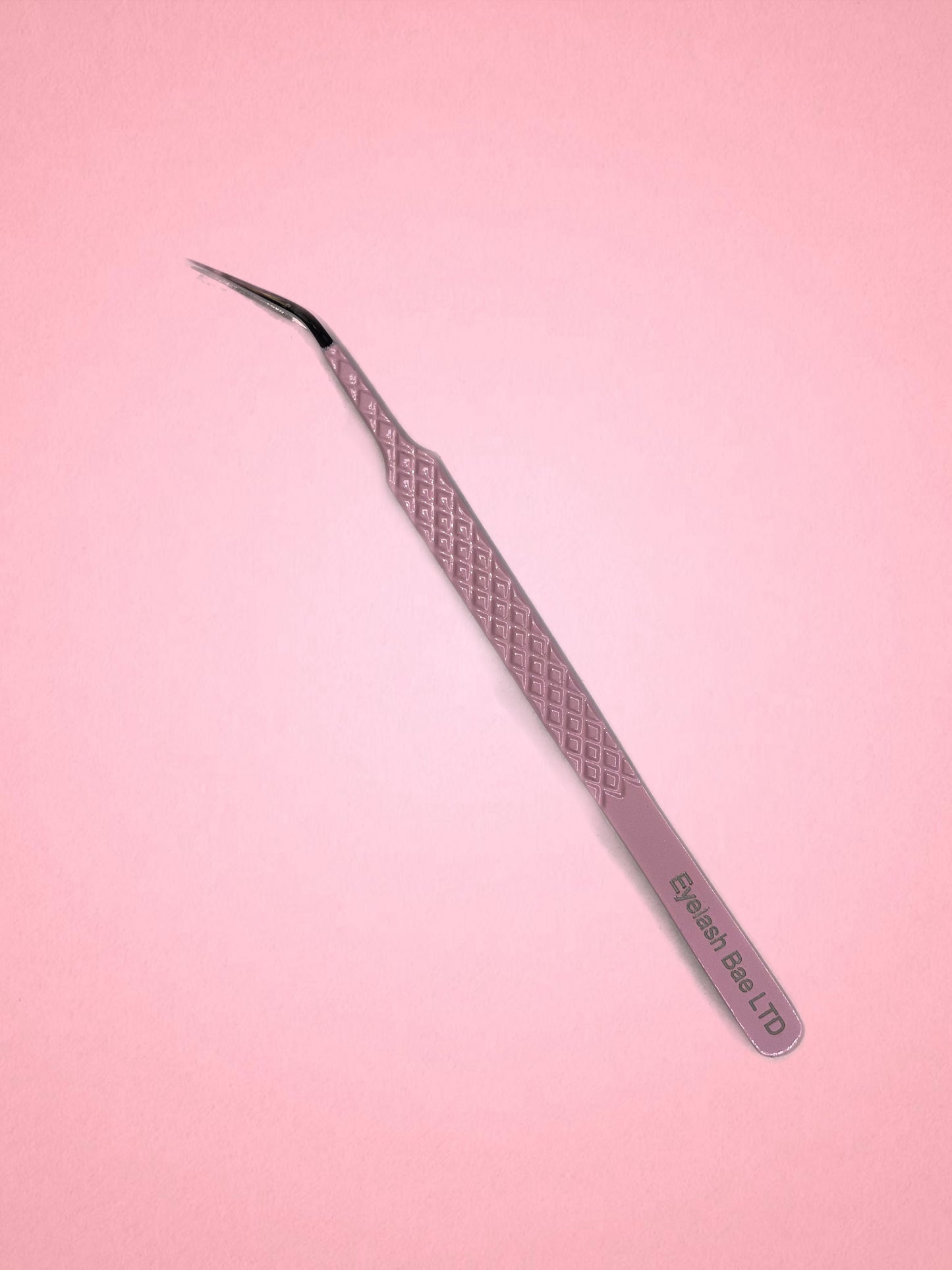 Pink angled isolation tweezer
