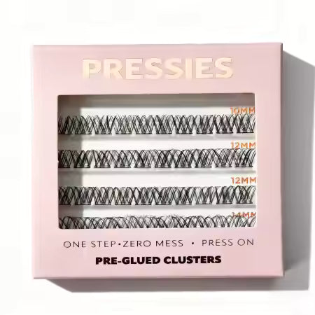 PRESSIES // Press on Lash Clusters // NO Glue // NO mess